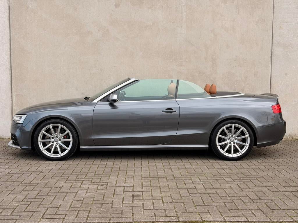 Audi RS5 Cabriolet 4.2 FSI Quattro Exclusive Cognac leder Ca, Auto's, Automaat, Euro 5, Gebruikt, 8 cilinders