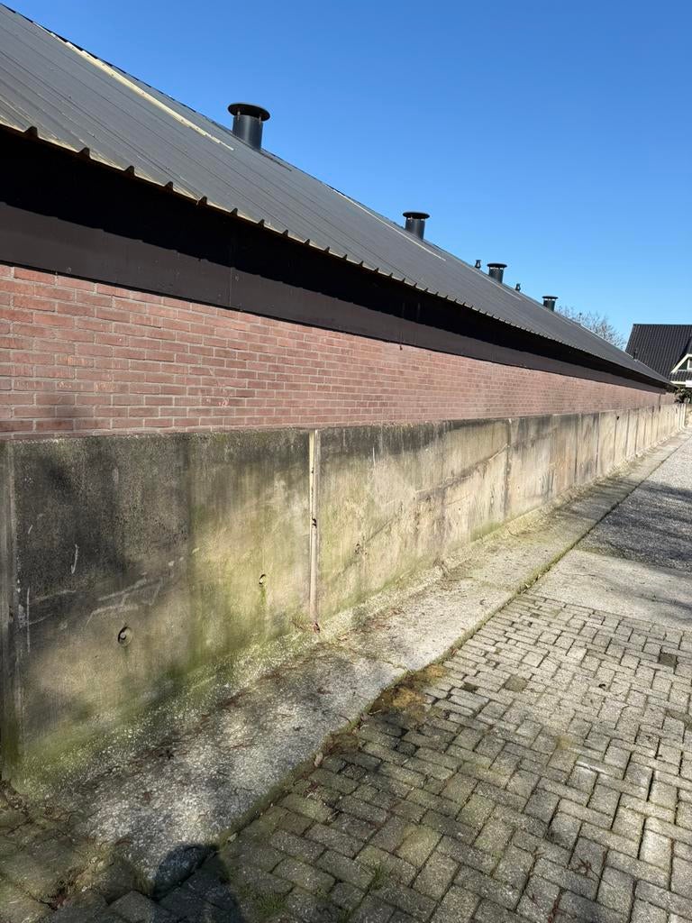 Prefab beton wanden sleufsilo en stelconplaten