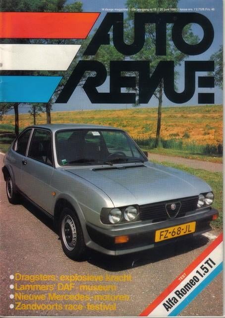 Autorevue 13 1980 : Alfa Romeo Alfasud 1.5 TI - Daf, Ophalen of Verzenden, Gelezen, Algemeen