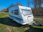 Goed onderhouden caravan Hobby Deluxe Easy 400, Hobby, Treinzit, 750 - 1000 kg, 4 tot 5 meter