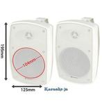 DAP EVO 4 - passieve 4-inch buiten speakers Wit, Overige merken, ., Overige typen, Nieuw