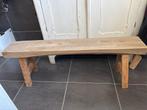 Rustieke houten bank - perfect voor hal of tuin, Gebruikt, Overige kleuren, Ophalen of Verzenden, Eén