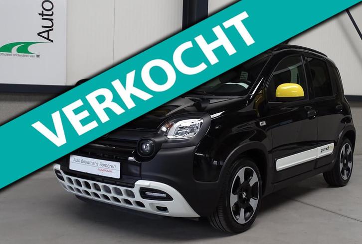Fiat Panda 1.0 Hybrid Pandina Cross- AIRCO/2X DIGI DASH/BLUE, Auto's, Fiat, Bedrijf, Te koop, Panda, ABS, Airbags, Airconditioning