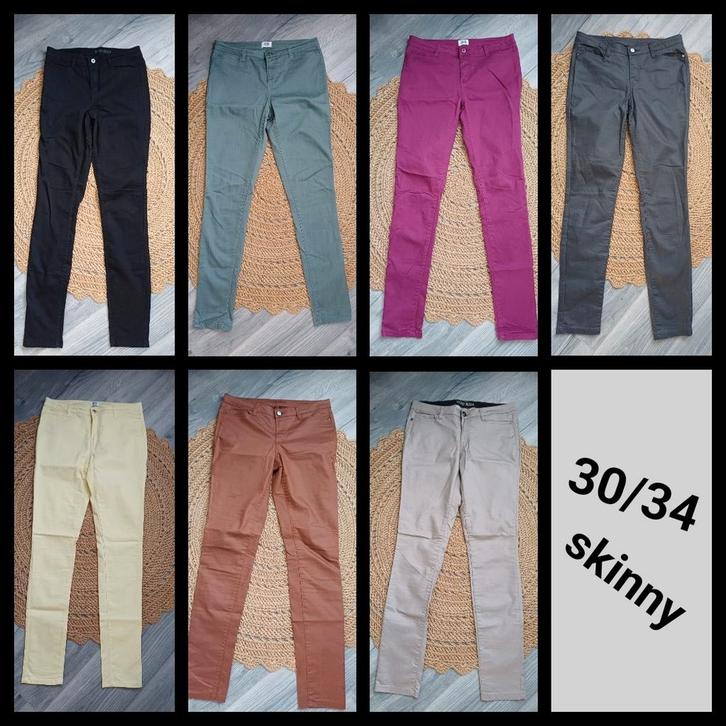 7 skinny jeans maat 30 / 34, Kleding | Dames, Dames-kledingpakketten, Zo goed als nieuw, Maat 38/40 (M), Ophalen of Verzenden
