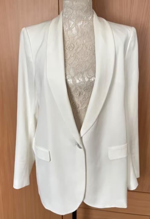 Claudia Sträter wit jasje maat 44 [DM], Wit, Maat 42/44 (L), Ophalen of Verzenden, Zo goed als nieuw