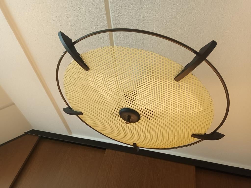Grote plafonnière jaren 50, Antiek en Kunst, Ophalen of Verzenden