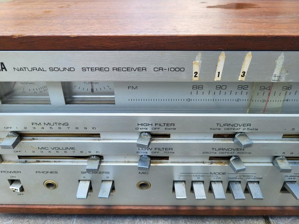 Yamaha CR-1000 receiver voor reparatie of onderdelen, Audio, Tv en Foto, Versterkers en Receivers, Yamaha, Ophalen