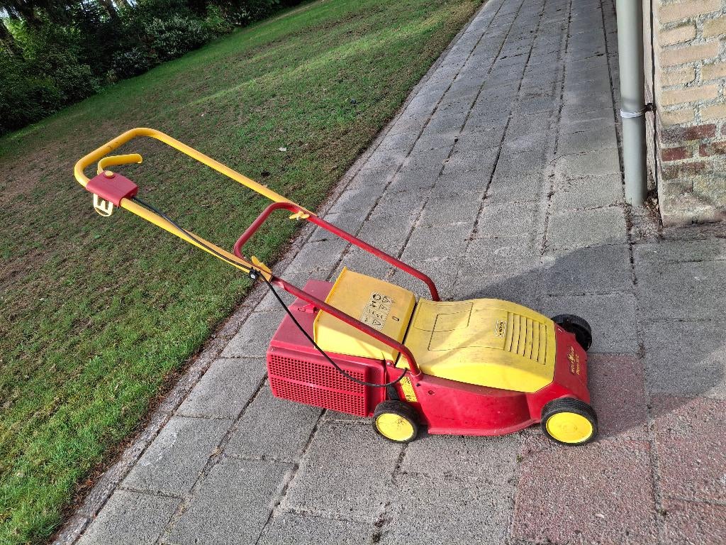 grasmaaier Wolf garten elektrische, Tuin en Terras, Ophalen, Cirkelmaaier, Gebruikt, Elektrische grasmaaier