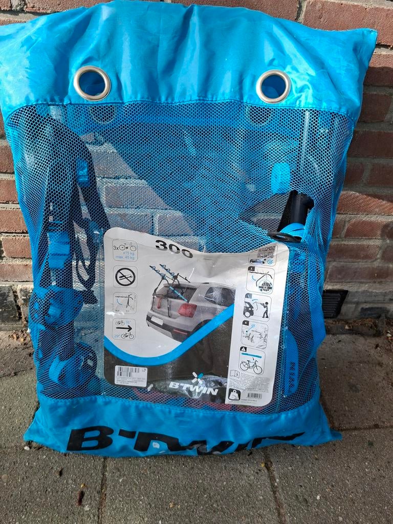 Btwin 300 fietsendrager voor achterklep, Ophalen, 2 fietsen, Gebruikt, Achterklepdrager