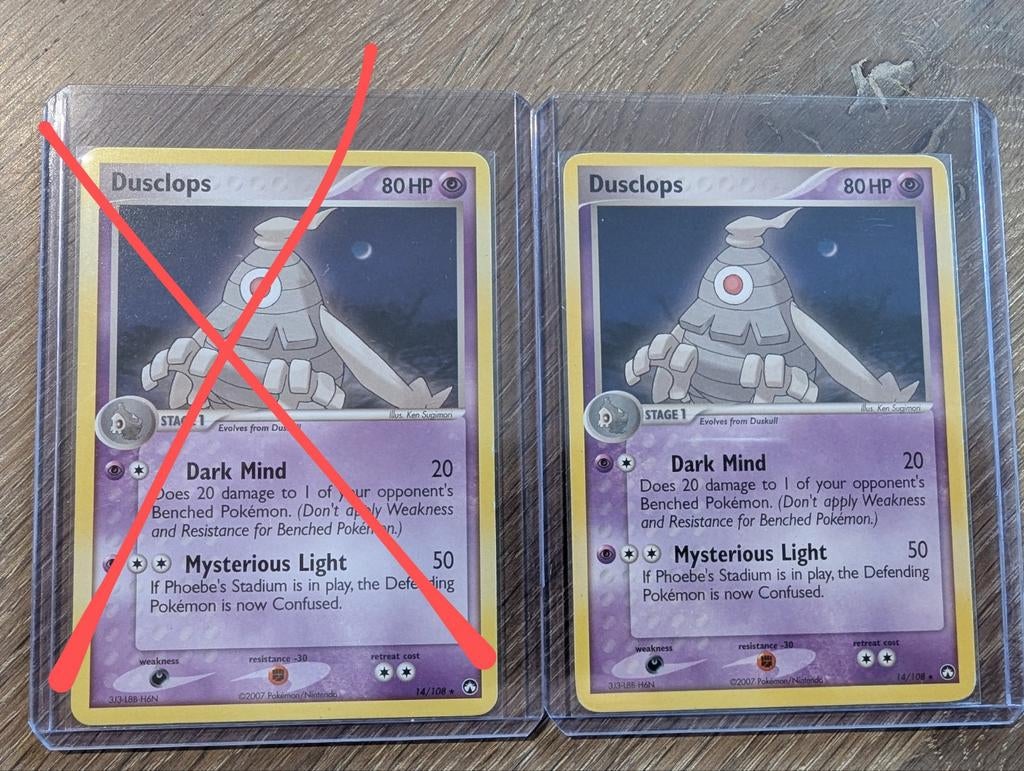 Dusclops uit EX Power Keepers 14/108 Non-Holo, Ophalen of Verzenden, Zo goed als nieuw, Losse kaart