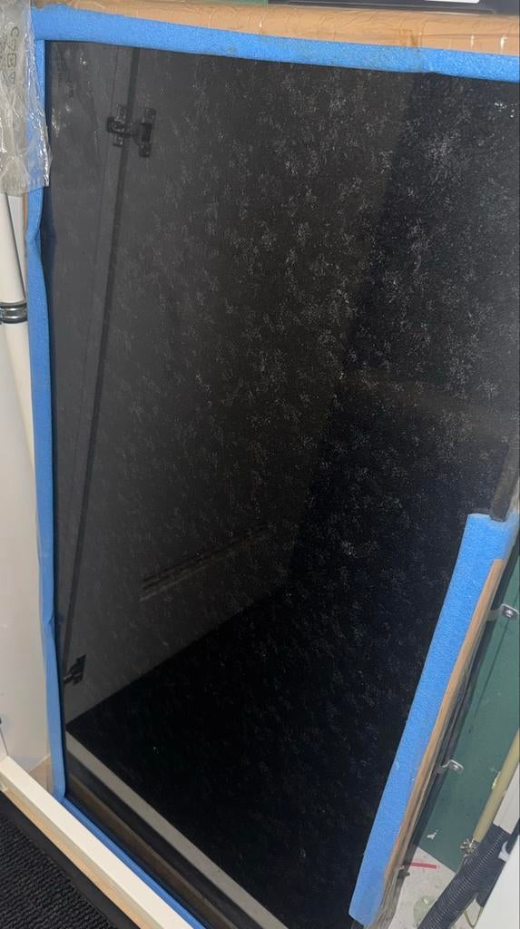 Graniet aanrechtblad - zwart, Huis en Inrichting, Keuken | Complete keukens, Ophalen, Zwart, Overige typen, Hoogglans of Gelakt