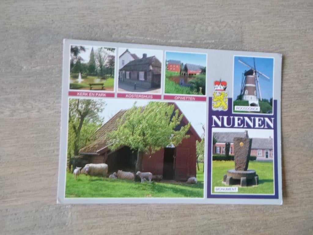 Nuenen, kerk en park/Roosdonck/opwetten, Verzenden, 1980 tot heden, Noord-Brabant