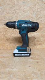 Makita DF488DWAE accu boormachine compleet, Doe-het-zelf en Verbouw, Gereedschap | Boormachines, Ophalen of Verzenden, Gebruikt
