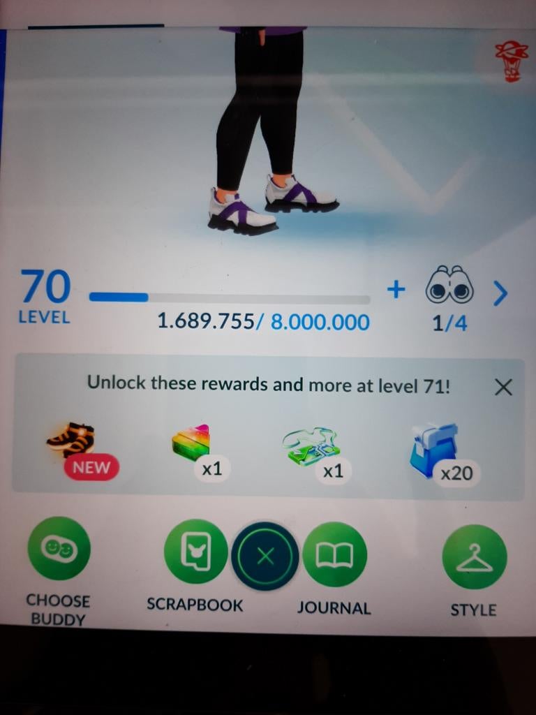 Pokemon Go account level 70 met 133 shiny pokemon, Ophalen, Overige typen