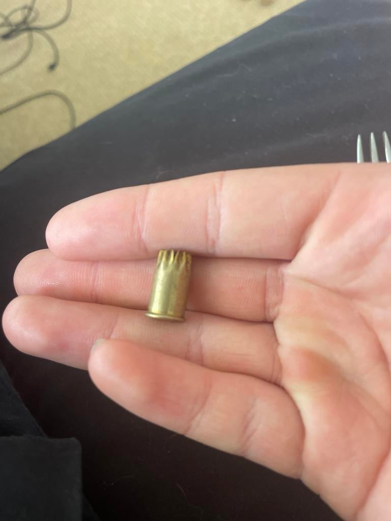 Lege huls munitie - decoratie of verzameling, Ophalen of Verzenden, Gebruikt