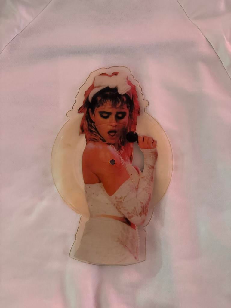 Madonna Angel UK Shaped Picture Disc 1986 Zeldzaam, Ophalen of Verzenden, Gebruikt, Overige formaten