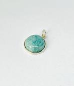 Fantastische Amazoniet Kettinghanger in 925 zilver, zie info, Overige voorstellingen, Ophalen of Verzenden, Zo goed als nieuw