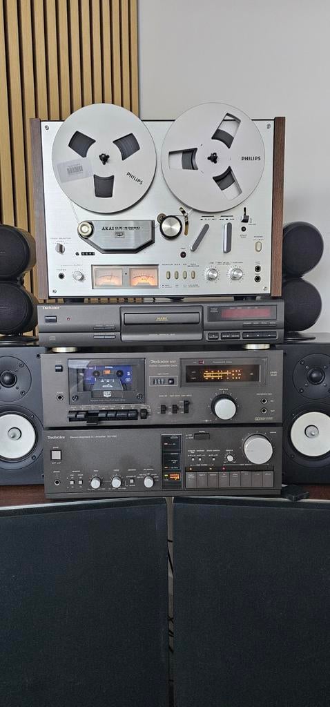 Technics SU-V6X Vintage Stereo Amplifier + CD + Cassette + T, Audio, Tv en Foto, Stereo-sets, Speakers, Overige merken, Ophalen of Verzenden