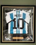 Framed Signed Messi World Cup 2022 Icons COA, Ophalen of Verzenden, Nieuw, Buitenlandse clubs, Shirt