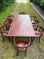 Mooie Stamtafel met 8 Stoelen, Ophalen, Gebruikt, 8 stoelen of meer