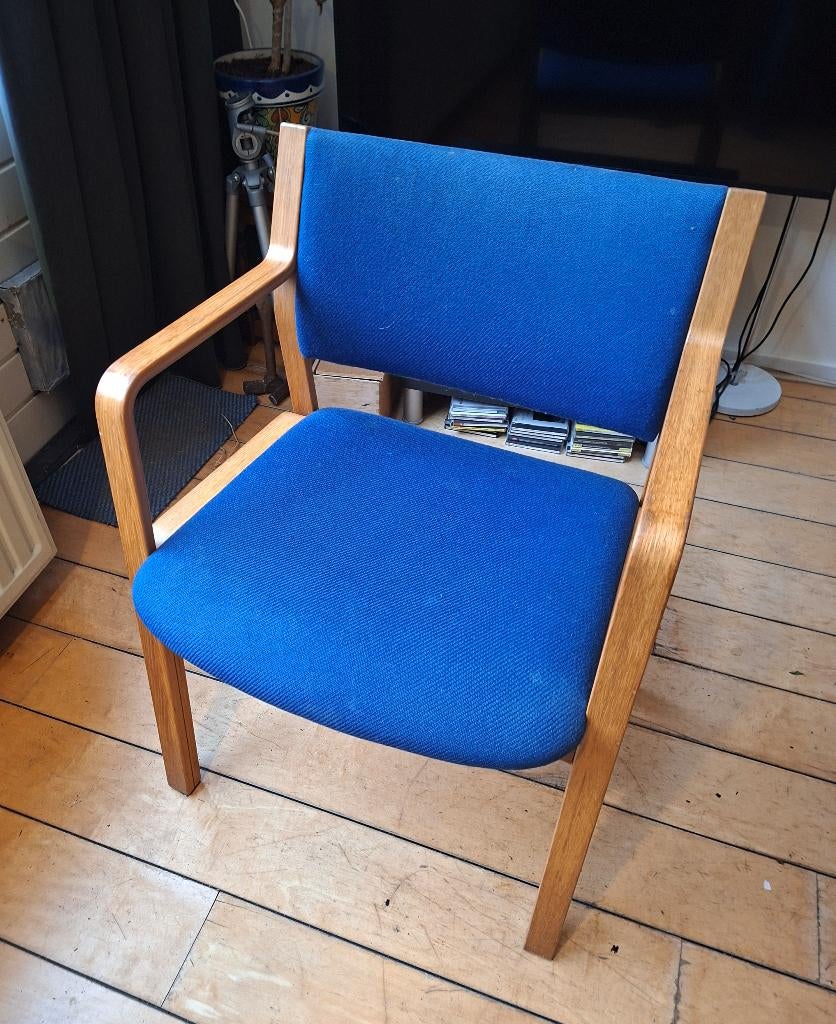 Kinnarps stoelen, Ophalen, Gebruikt, Drie, Blauw
