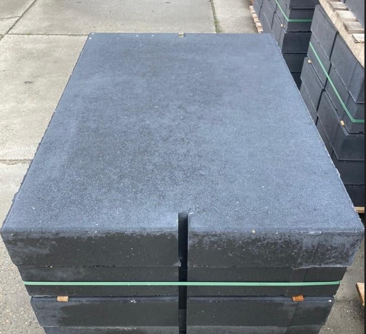 Betonplaten 120x80x12 cm grijs en antraciet, Tuin en Terras, Verzenden, Overige typen, Nieuw, 10 m² of meer