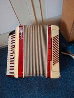 accordeon Galanti, Gebruikt, Met riemen, 80-bas, Toetsaccordeon