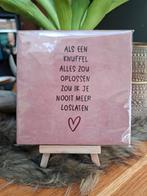 Tegeltje met tekst, Ophalen of Verzenden, Nieuw, Overige typen