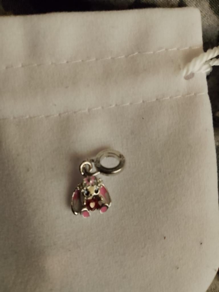 Bedel konijn met zirkonia, Ophalen of Verzenden