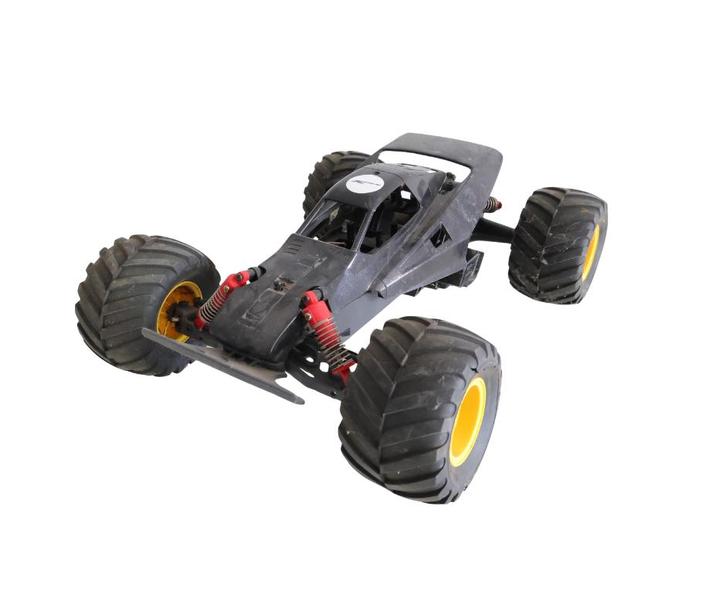 Tamiya Mad Bull 1/10 rc auto, Hobby en Vrije tijd, Modelbouw | Radiografisch | Auto's, Gebruikt, Auto offroad, Elektro, Schaal 1:10