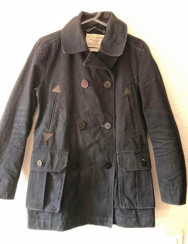 Maat M - blazer van ZARA MAN DENIMWEAR - blauw, Ophalen of Verzenden, Zo goed als nieuw, Blauw