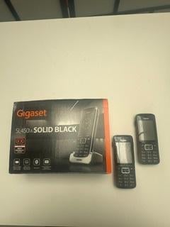 Gigaset SL 450 A Solid Black, Ophalen of Verzenden, Zo goed als nieuw, 2 handsets