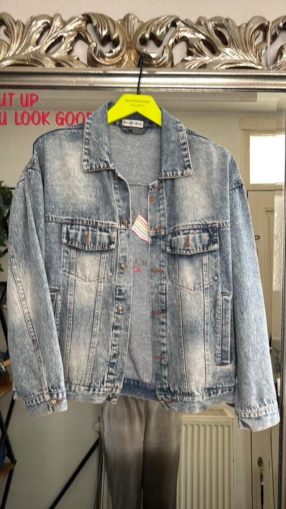 Balenciaga spijkerjas, Ophalen of Verzenden, Zo goed als nieuw, Maat 38/40 (M), Blauw