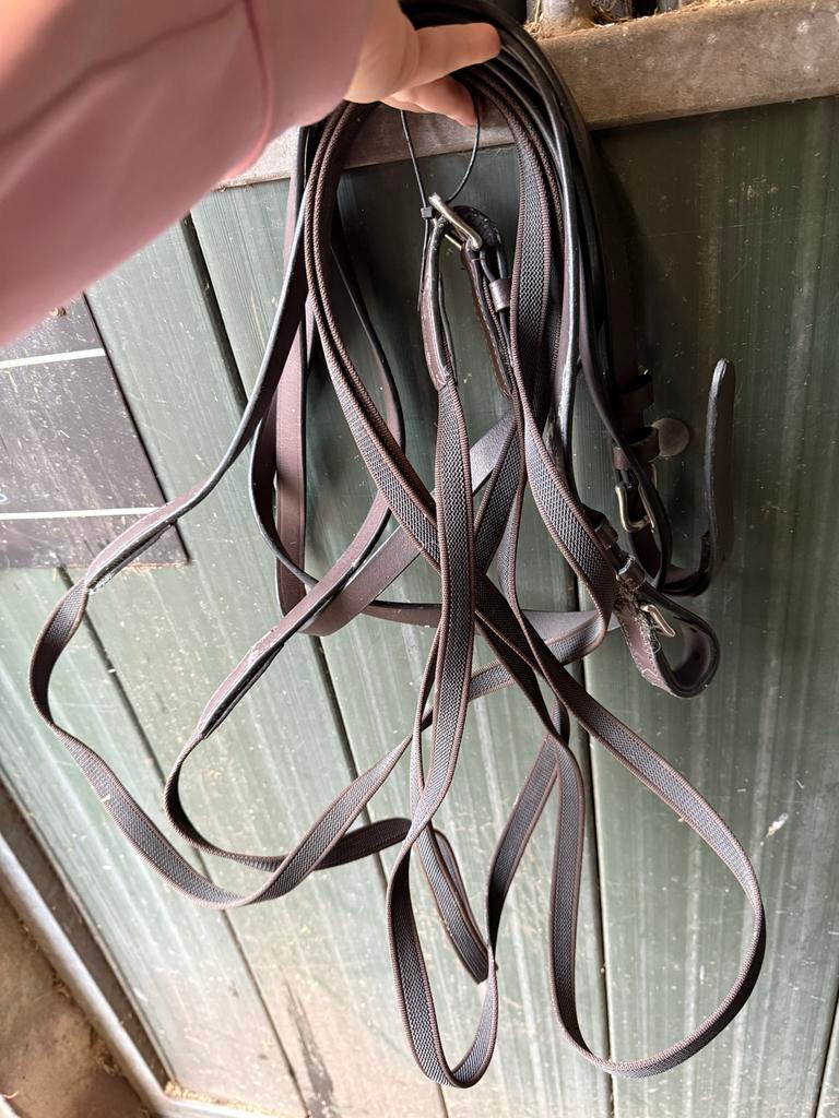 Nieuwe bruine anti slip leidsels maat shet, Dieren en Toebehoren, Ophalen of Verzenden, Nieuw, Overige soorten