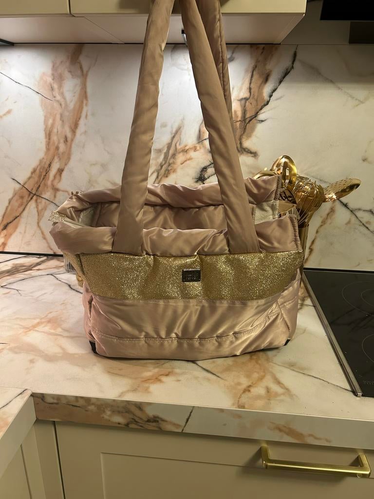 Luxe hondentas gevoerd 20brx30hx40l, Ophalen of Verzenden, Zo goed als nieuw