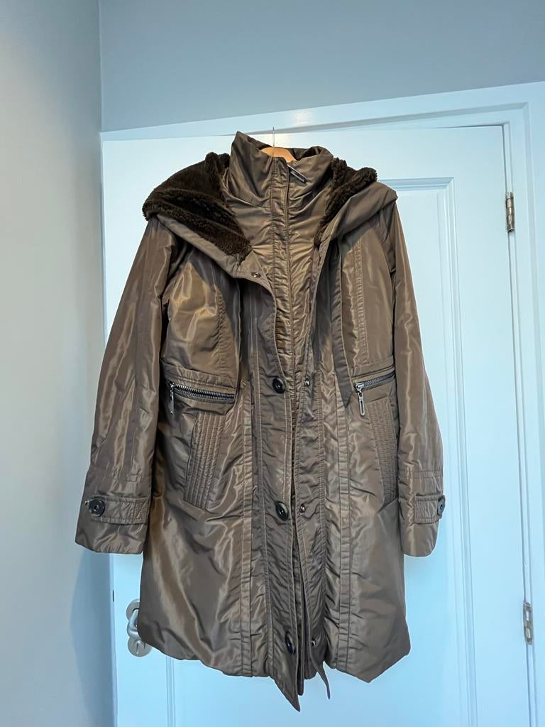 Creenstone bruine jas maat 40 zo goed als nieuw, Kleding | Dames, Jassen | Winter, Ophalen of Verzenden, Zo goed als nieuw, Maat 38/40 (M)