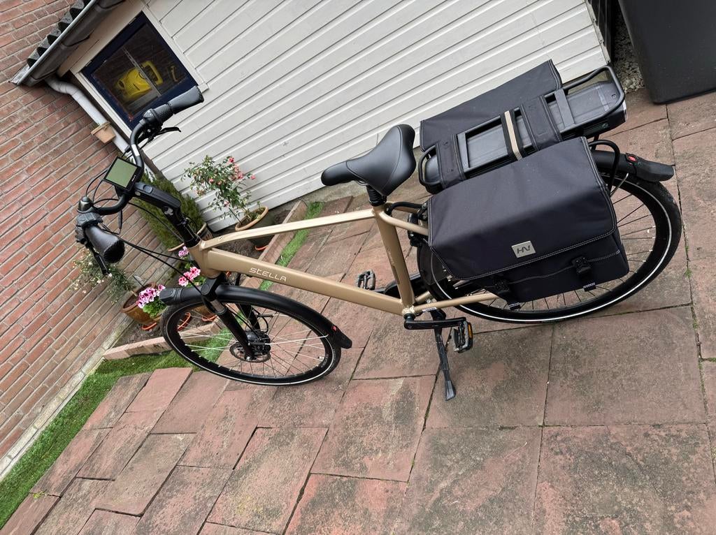 Stella Livorno Superior herenfiets, Fietsen en Brommers, Elektrische fietsen, Zo goed als nieuw, 51 tot 55 cm, 50 km per accu of meer