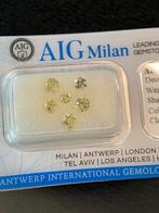 6 ronde brillianten 1.22 ct exc.to fair cut AIG (1384), Ophalen of Verzenden, Zo goed als nieuw