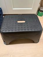 Zwart kunststof opstapje, Ophalen, Gebruikt, Kunststof