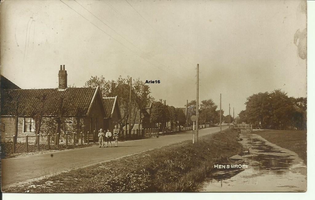 Hensbroek, Verzenden, 1920 tot 1940, Gelopen, Noord-Holland
