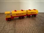 Vintage Lego Shell Tankwagen met aanhanger, Ophalen of Verzenden, Gebruikt, Complete set, Lego