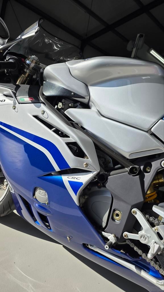 MV Agusta F4 1000 – Uniek zilver/blauw – Origineel NL, Motoren, 4 cilinders, Motorrijbewijs A, Super Sport, Particulier