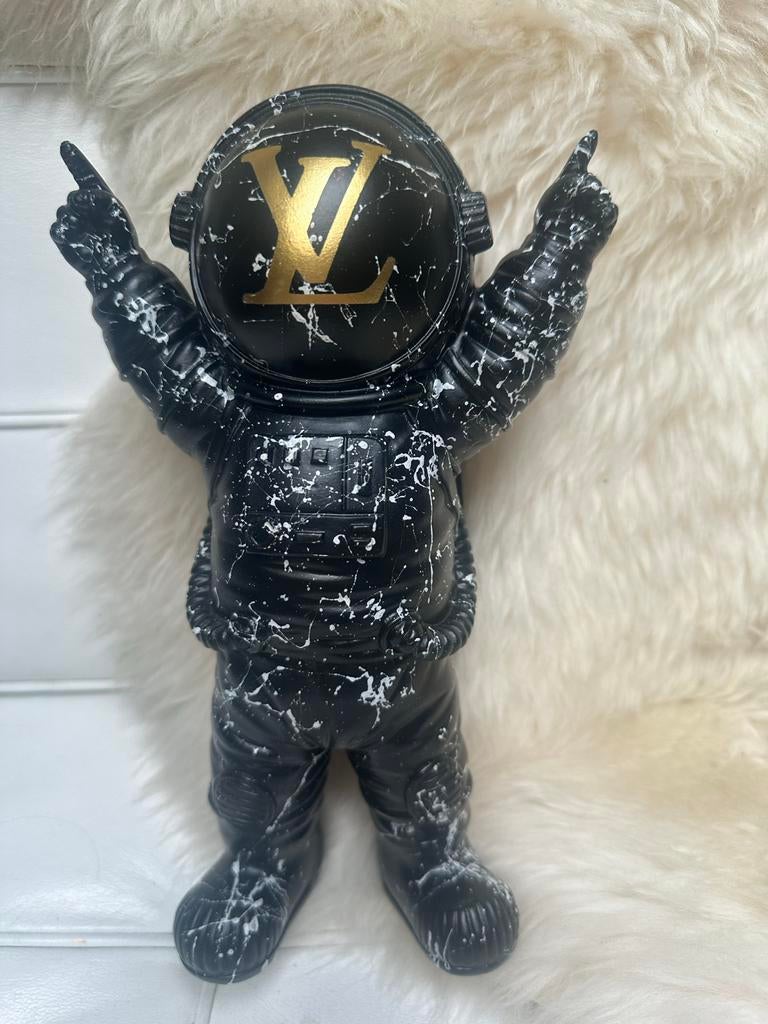 Louis Vuitton Astronaut Beeld - Zwart met Witte Spetters, Ophalen of Verzenden