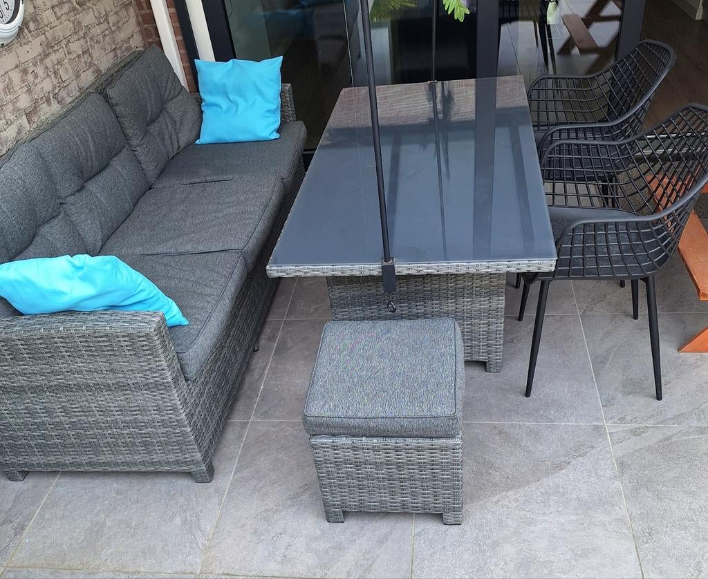 Leuke tuinset te koop, Ophalen, Gebruikt, Bank, Tuinset