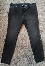 Zwarte Zizzi spijkerbroek met studs, maat 48, Zizzi, Zwart, Overige jeansmaten, Ophalen of Verzenden