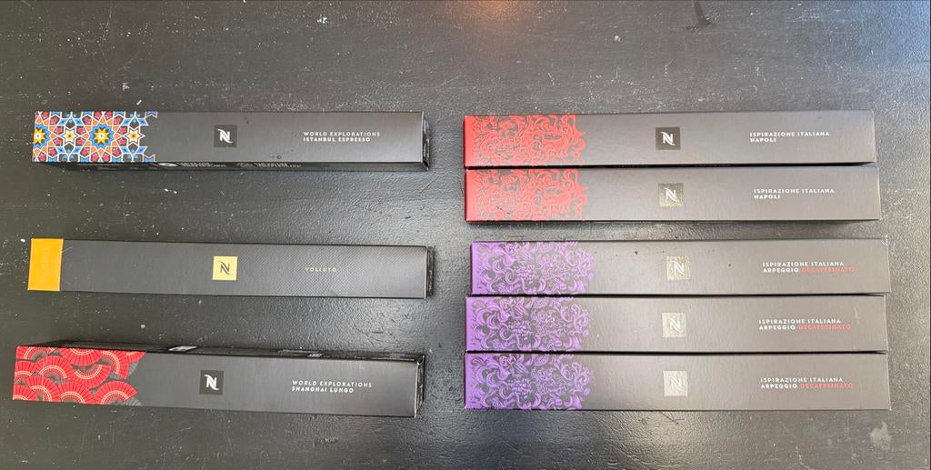 Nespresso Cups - Diverse Smaken (92 stuks), Koffiepads en cups, Overige modellen, 10 kopjes of meer, Nieuw