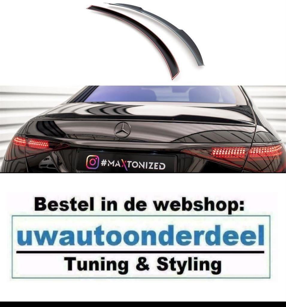 Maxton Achterklep Spoiler Extention Voor MB S Klasse AMG Lin, Auto diversen, Wieldoppen, A.parts@hotmail.nl, Trasmolenlaan 12 3447 GZ Woerden