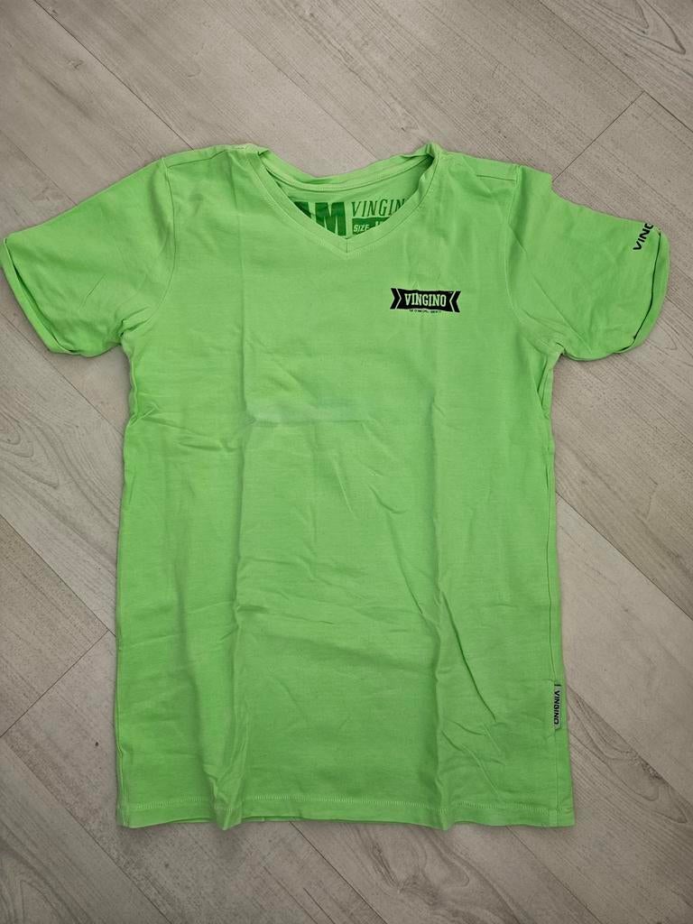 Neon shirt VINGINO maat 140, Ophalen of Verzenden, Zo goed als nieuw, Vingino, Shirt of Longsleeve