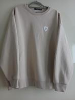 Beige FB sister Trui met Hart en Tekst, Kleding | Dames, Maat 38/40 (M), Beige, Ophalen of Verzenden, Zo goed als nieuw