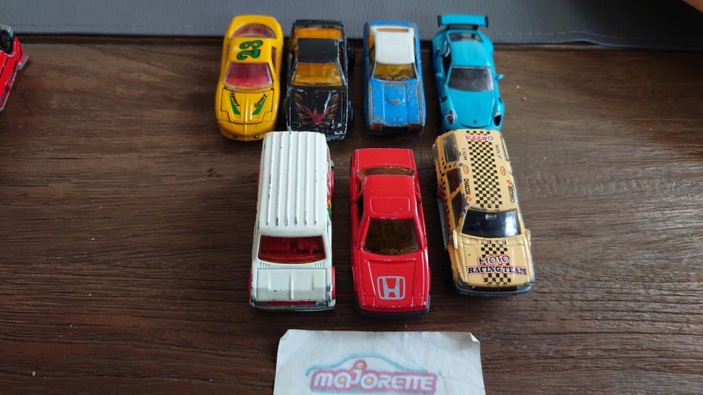 7 Majorette autootjes - Vintage speelgoedauto's, Ophalen of Verzenden, Gebruikt, Auto, Majorette